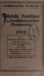 Jährliche Rundschau_cover