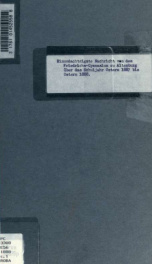 Einundachtzigste Nachricht von dem Friedrichs-Gymnasium zu Altenburg über das Schuljahr Ostern 1887 bis Ostern 1888_cover