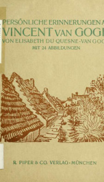 Persönliche Erinnerungen an Vincent van Gogh_cover