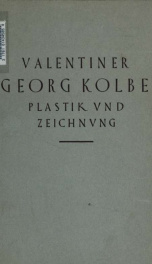 George Kolbe, Plastick und Zeichnung_cover