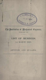 List of members 1905_cover