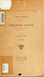 Tablettes d'Uruk à l'usage des prêtres du Temple d'Anu au temps des Séleucides 6_cover