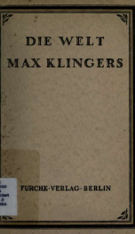 Die Welt Max Klingers_cover