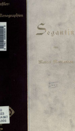 Segantini. [Liebhaber-Ausg.]_cover