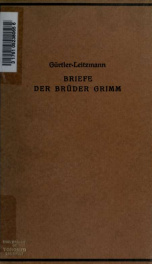 Briefe der Brüder Grimm_cover