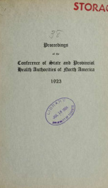 Proceedings 1923_cover