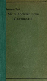 Mittelhochdeutsche Grammatik_cover