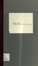 Étude historique et philologique sur Jean Pillot et sur les doctrines grammaticales du 16e siècle_cover