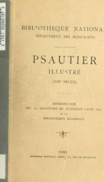 Psautier illustré (XIIIe siècle) : reproduction des 107 miniatures du Manuscrit latin 8846 de la Bibliothèque nationale_cover