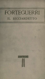 Il Ricciardetto. Con uno studio di Giovanni Procacci 2_cover