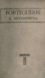 Il Ricciardetto. Con uno studio di Giovanni Procacci 1_cover