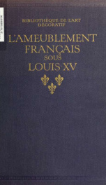 L'ameublement français sous Louis XV_cover