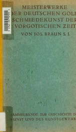 Meisterwerke der deutschen Goldschmiedekunst der vorgotischen Zeit 02_cover