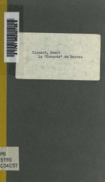 La "Cocarde" de Barrès, avec des lettres de Maurice Barrès, René Boylesve, Eug. Fournière, Alfred Gabriel / Henri Clouard_cover