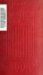 Lays of ancient Rome_cover