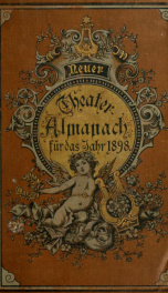Deutsches Buhnen-Jahrbuch 1898_cover