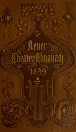 Deutsches Buhnen-Jahrbuch 1899_cover