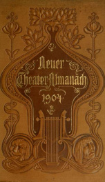 Deutsches Buhnen-Jahrbuch 1904_cover