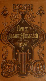 Deutsches Buhnen-Jahrbuch 1905_cover