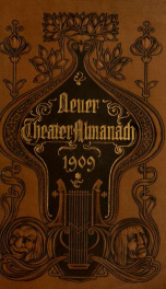 Deutsches Buhnen-Jahrbuch 1909_cover