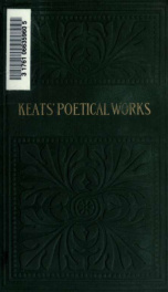 Poetical works. Chronological arranged and edited with a memoir by Lord Houghton_cover