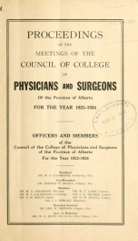 Proceedings 1923-1924_cover