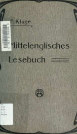 Mittelenglisches Lesebuch, mit Glossar versehen von Arthur Kölbing_cover