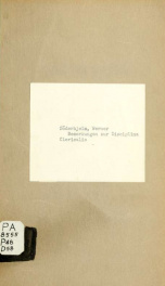 Bemerkungen zur Disciplina clericalis und ihren französischen Bearbeitungen_cover