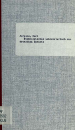 Etymologisches Lehnwörterbuch der deutschen Sprache_cover