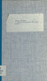 Rudolf Hildebrand und seine Schule : ein Beitrag zur Geschichte des deutschsprachlichen Unterrichts in der 2. Hälfte des 19. Jahrhunderts_cover