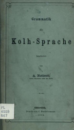 Grammatik der Kolh-Sprache_cover