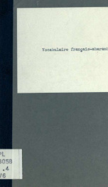 Vocabulaire français-abarambo et abarambo-français, dressé d'après les renseignements fournis par MM. Brugger [et al.]_cover