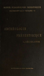 Manuel d'archéologie préhistorique celtique et gallo-romaine 1_cover