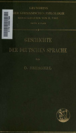 Geschichte der deutschen Sprache_cover