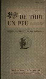 De tout un peu; livre de lecture courante_cover