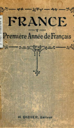 France (1re année de français) par Mme Camerlynck & G.H. Camerlynck_cover