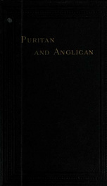 Puritan and Anglican; studies in literature_cover