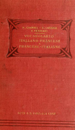 Vocabolario italiano-francese e francese-italiano_cover