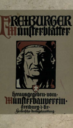 Freiburger Münsterblätter 1-3_cover