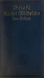 Briefe, nebst Denkschriften und anderen Aufzeichnungen in Auswahl, hrsg. von Erich Brandenburg_cover