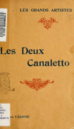 Les deux Canaletto : biographie critique_cover