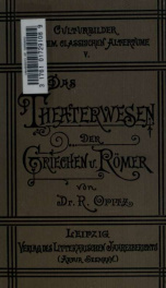 Schauspiel und Theaterwesen der Griechen und Römer_cover