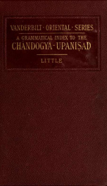 A grammatical index to the Chandogya-upanisad_cover