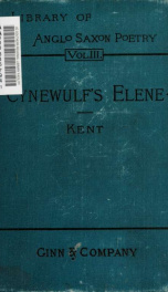 Elene; an old English poem_cover