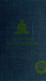 Legends of Indian Buddhism;_cover