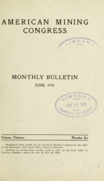 Monthly bulletin v.13 n.06_cover