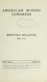 Monthly bulletin v.13 n.05_cover