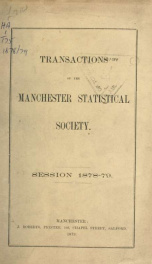 Transactions of the Manchester Statistical Society 1878-1879_cover