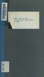 Les Archives farnésiennes de Parme au point de vue de l'histoire des anciens Pays-Bas catholiques_cover