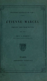 Étienne Marcel, prévôt des marchands, 1354-1358_cover